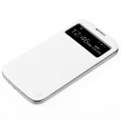 PU Leather Slim Flip Case Smart Cover With Touch Window For S4